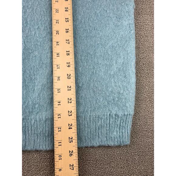 Beams Women's Small Light Blue Mohair‎ V-Neck Cardigan - Picture 7 of 8